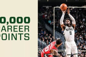  字母哥达成生涯第60次双十数据  